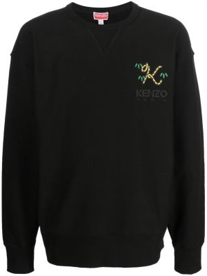 Brodert sweatshirt Kenzo svart