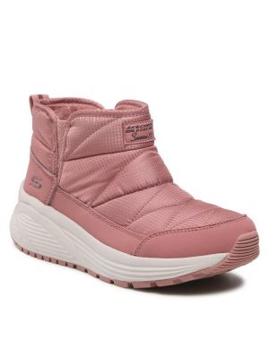 Škornji Skechers roza