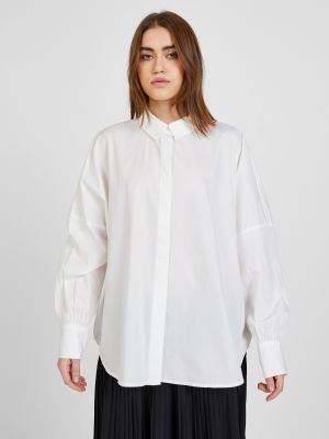 Oversized košeľa Vero Moda biela