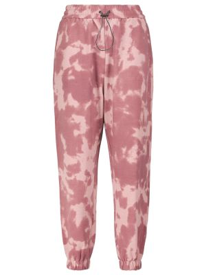 Bavlněné sportovní kalhoty Varley růžové