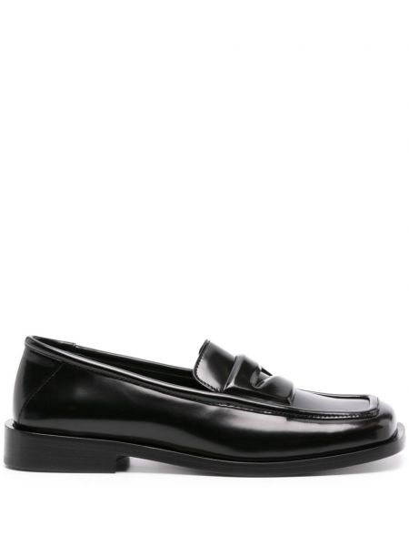 Loafers en cuir The Attico noir