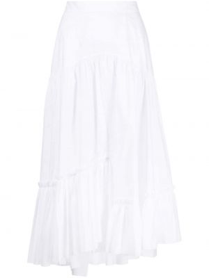 Plisovaná sukně Ermanno Scervino - Bílá