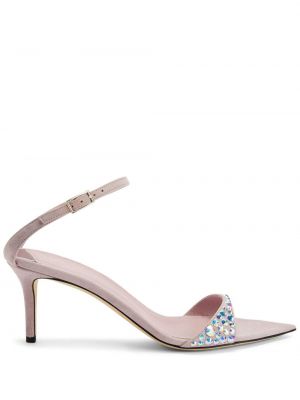 Sandale de cristal Giuseppe Zanotti roz