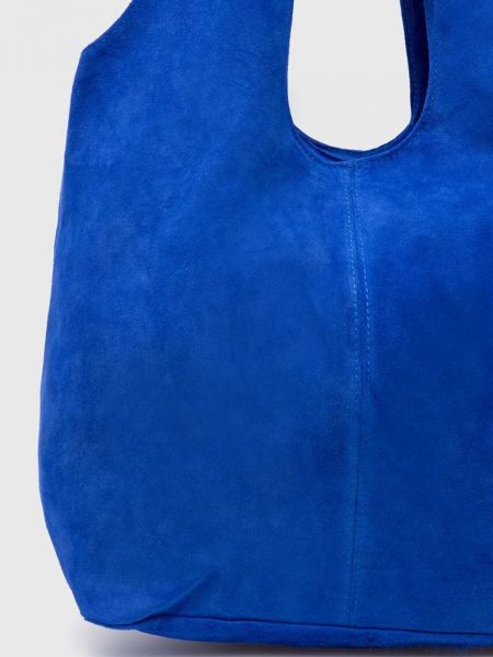 Velúr táska táska Answear Lab kék
