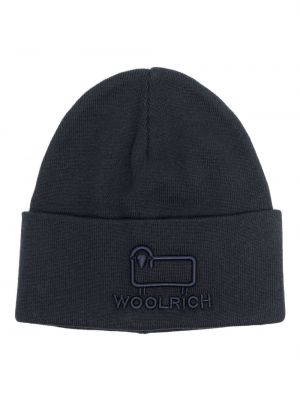 Mütze mit stickerei Woolrich blau