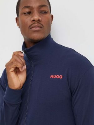 Bluza rozpinana z nadrukiem Hugo