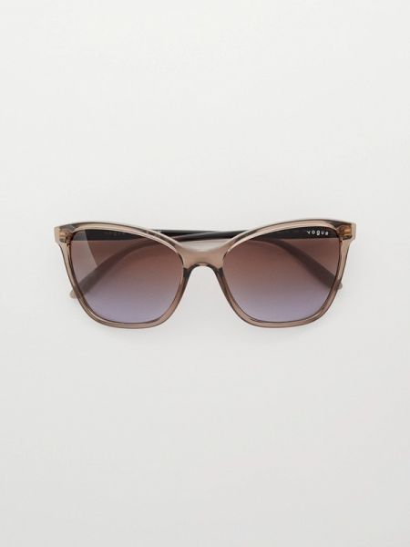 Коричневые очки солнцезащитные Vogue® Eyewear