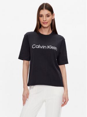 Calvin Klein Performance T-Shirt 00GWS3K128  Relaxed Fit - Černá