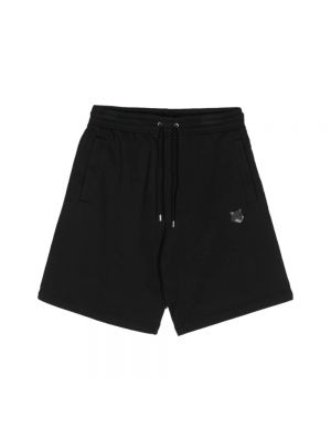 Jersey shorts Maison Kitsuné schwarz
