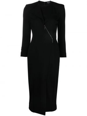 Asymmetrisk dress Giorgio Armani svart