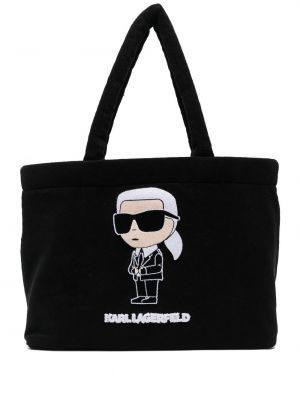 Hímzett bevásárlótáska Karl Lagerfeld