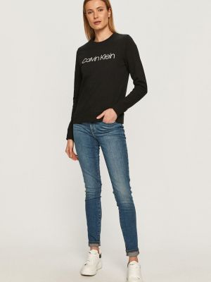 Bluza bawełniana Calvin Klein czarna