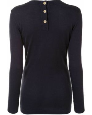 Jersey de tela jersey de cuello redondo Chanel Pre-owned azul