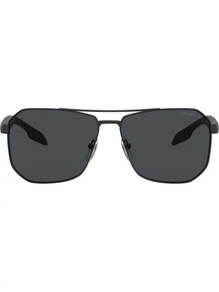 Okulary przeciwsłoneczne Prada Linea Rossa czarne