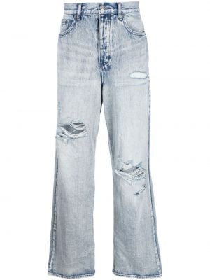 Obnosené džínsy s rovným strihom Ksubi