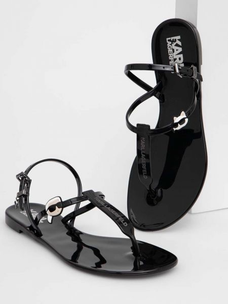 Černé sandály Karl Lagerfeld