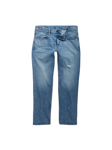 Stern straight jeans mit geknöpfter G-star blau