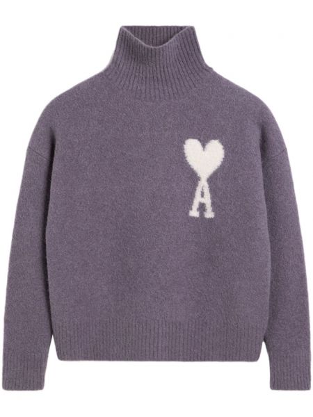 Sweatshirt Ami Paris mor