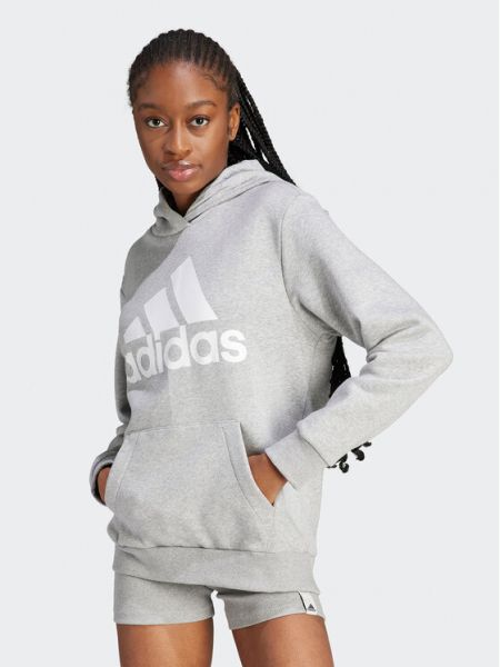 Laza szabású pulóver Adidas szürke