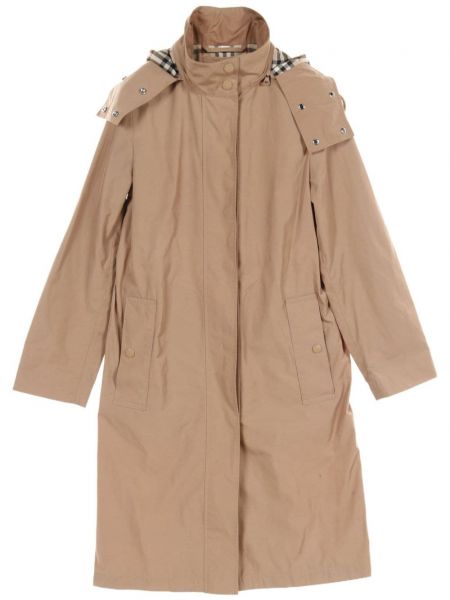 Trench à capuche Burberry Pre-owned marron