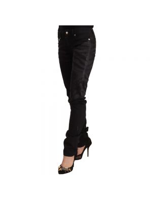 Skinny jeans Just Cavalli schwarz