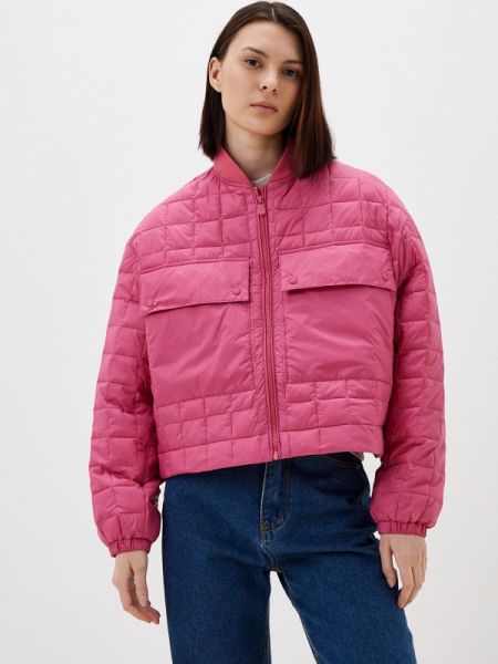 Утепленная демисезонная куртка Save The Duck розовая