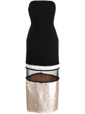 Sukienka midi z cekinami V:pm Atelier czarna