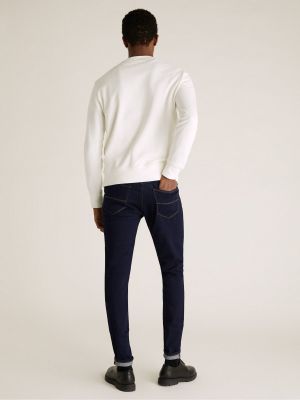 Slim fit skinny džíny Marks & Spencer modré