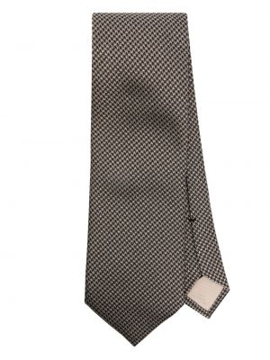 Hedvábná kravata s potiskem Tom Ford