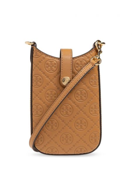 Puhelimen laukku Tory Burch ruskea