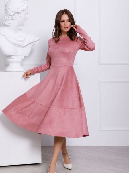 Платье Issa Plus розовое