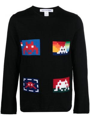 Пуловер Comme Des Garçons Shirt черно