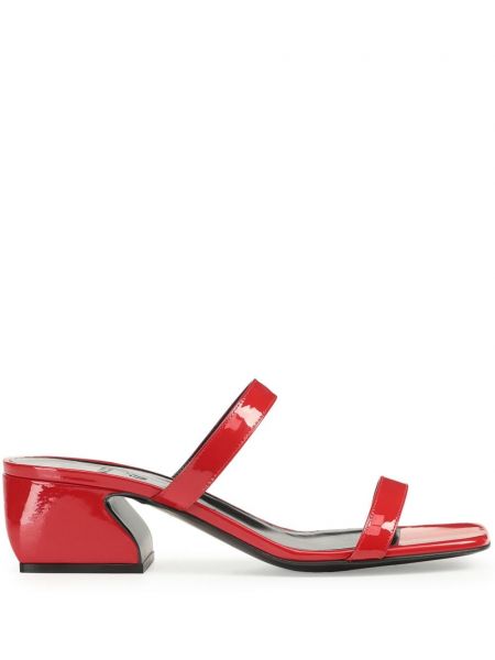 Sandales en cuir Sergio Rossi rouge