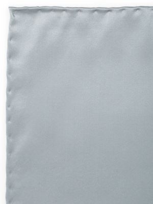 Шелковый платок Brioni серый