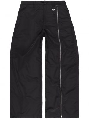 Asymetrické nohavice na zips Reese Cooper čierna
