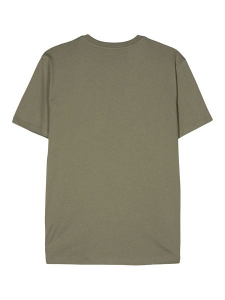 Bavlněné tričko s potiskem Dondup zelené