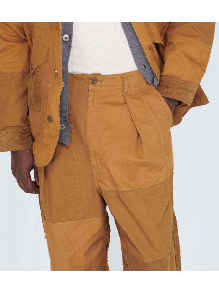 Pantalones de algodón bootcut Comme Des Garçons Homme marrón