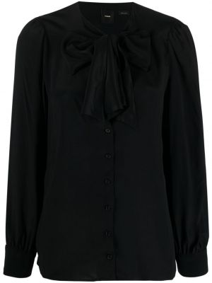 Camicia con fiocco Pinko nero