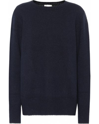 Jersey de lana de cachemir de tela jersey The Row azul