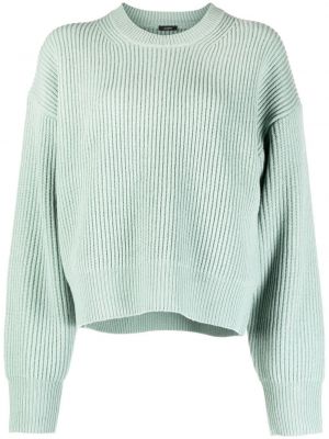 Pull en tricot ajouré Joseph vert