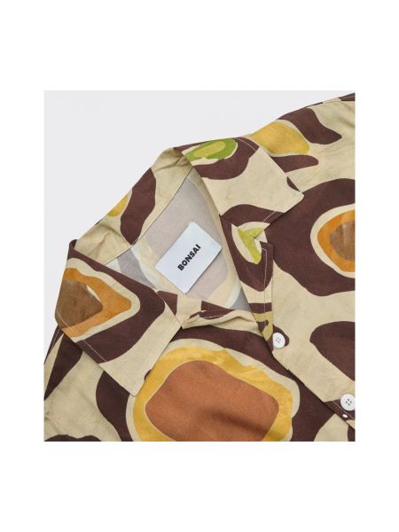 Oversize hemd mit print mit leopardenmuster Bonsai beige