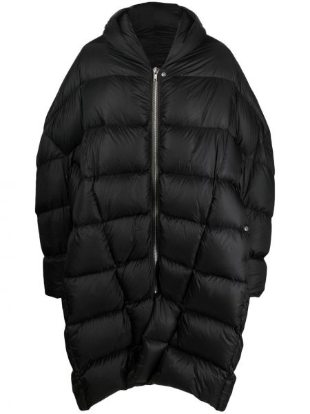Oversized παλτό Rick Owens μαύρο