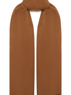 Кашемировый шарф Brioni коричневый