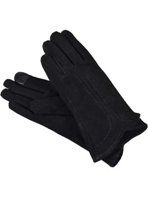 Замшеві рукавички Semiline чорні