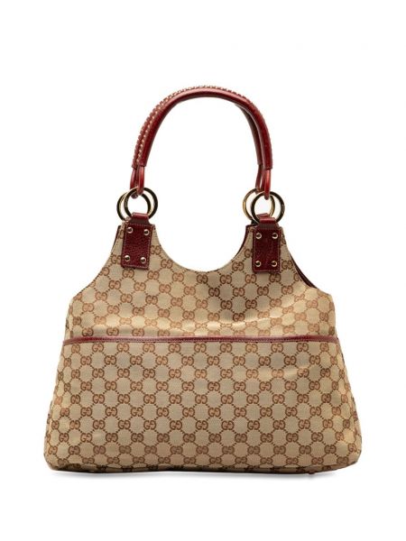 Чанта за ръка Gucci Pre-owned кафяво