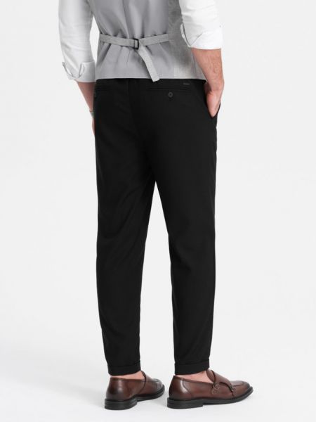 Pantaloni chino Ombre negru