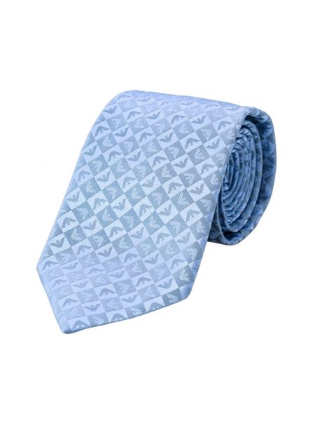 Niebieski krawat Emporio Armani