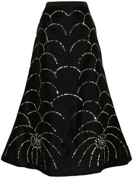 Flitrovaná sukňa Batsheva čierna