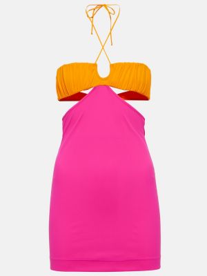 Βαμβακερή φόρεμα Nensi Dojaka ροζ