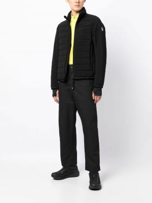 Pikowana kurtka puchowa Moncler Grenoble czarna